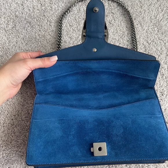 Gucci Dionysus Handbag / Blue Suede - Picture 2 of 6